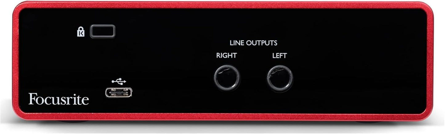 Focusrite Scarlett Solo Studio 3Rd Gen USB Audio Interface Bundle for the Guitarist, Vocalist or Producer with Condenser Microphone and Headphones for Recording, Songwriting, Streaming and Podcasting