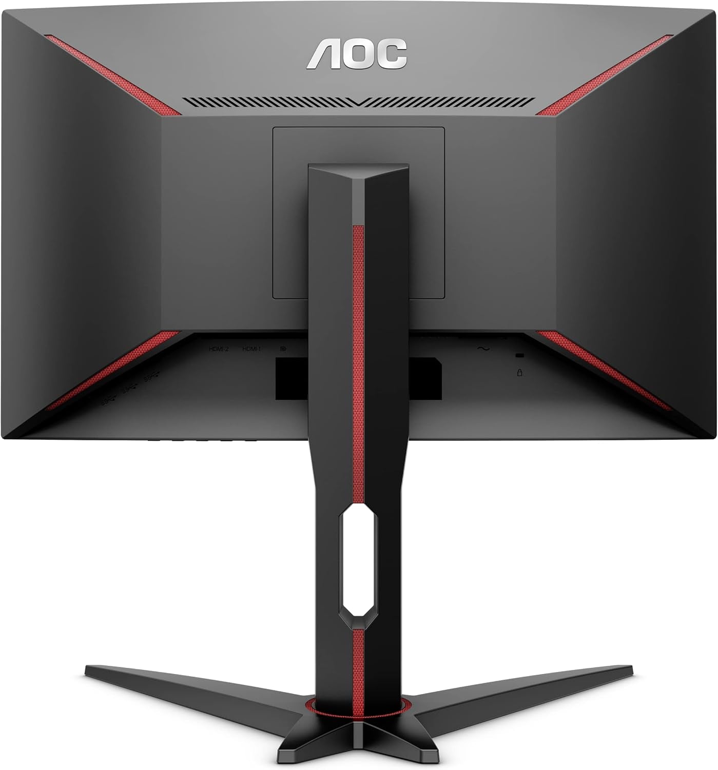 AOC C24G1 24" Curved Frameless Gaming Monitor, FHD 1080P, 1500R VA Panel, 1Ms 144Hz, Freesync, Height Adjustable, VESA, 3-Year Zero Dead Pixels Black
