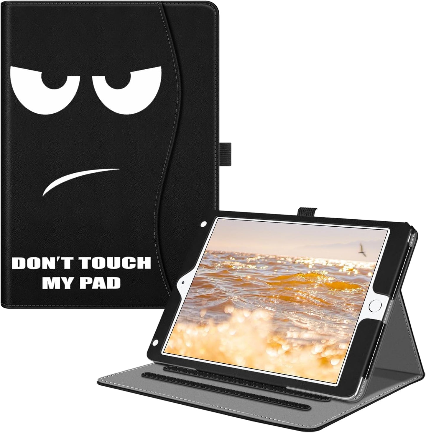 Fintie Case for Ipad 6Th / 5Th Generation (2018 2017 Model, 9.7 Inch), Ipad Air 2 / Air 1 (9.7 Inch) - [Corner Protection] Multi-Angle Viewing Stand Cover with Pocket, US Flag