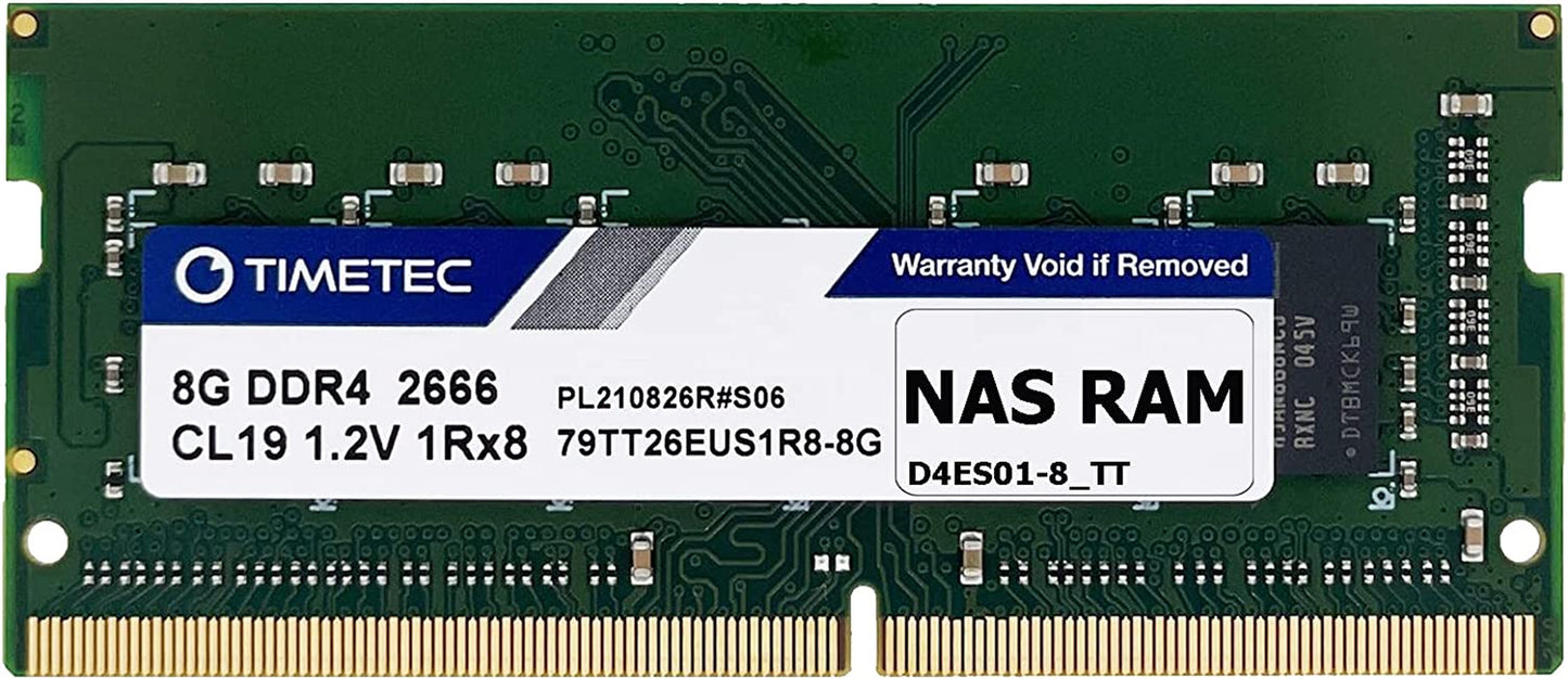 Timetec DDR4-3200 16GB Replacement for Synology D4ES01-16G DDR4 ECC Unbuffered SODIMM 3200Mhz PC4-25600 260 Pin 1.2V CL22 Dual Rank 2Rx8 Memory RAM Upgrade