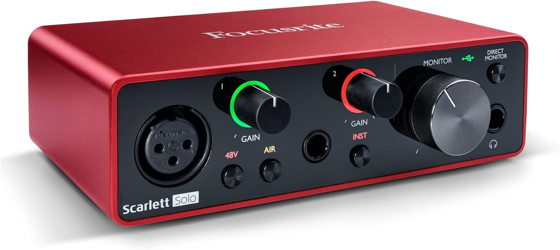 Focusrite Scarlett Solo Studio 3Rd Gen USB Audio Interface Bundle for the Guitarist, Vocalist or Producer with Condenser Microphone and Headphones for Recording, Songwriting, Streaming and Podcasting