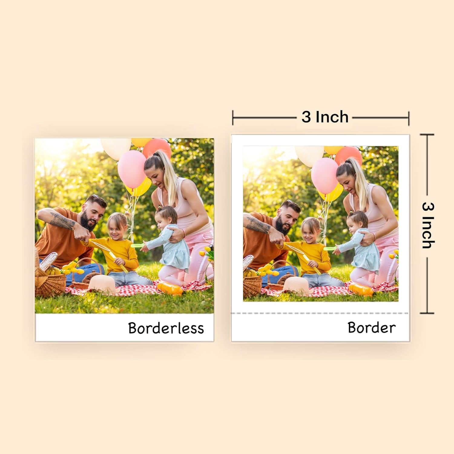 KODAK Mini 3 Retro 4PASS Portable Photo Printer (3X3 Inches) + 8 Sheets, Black