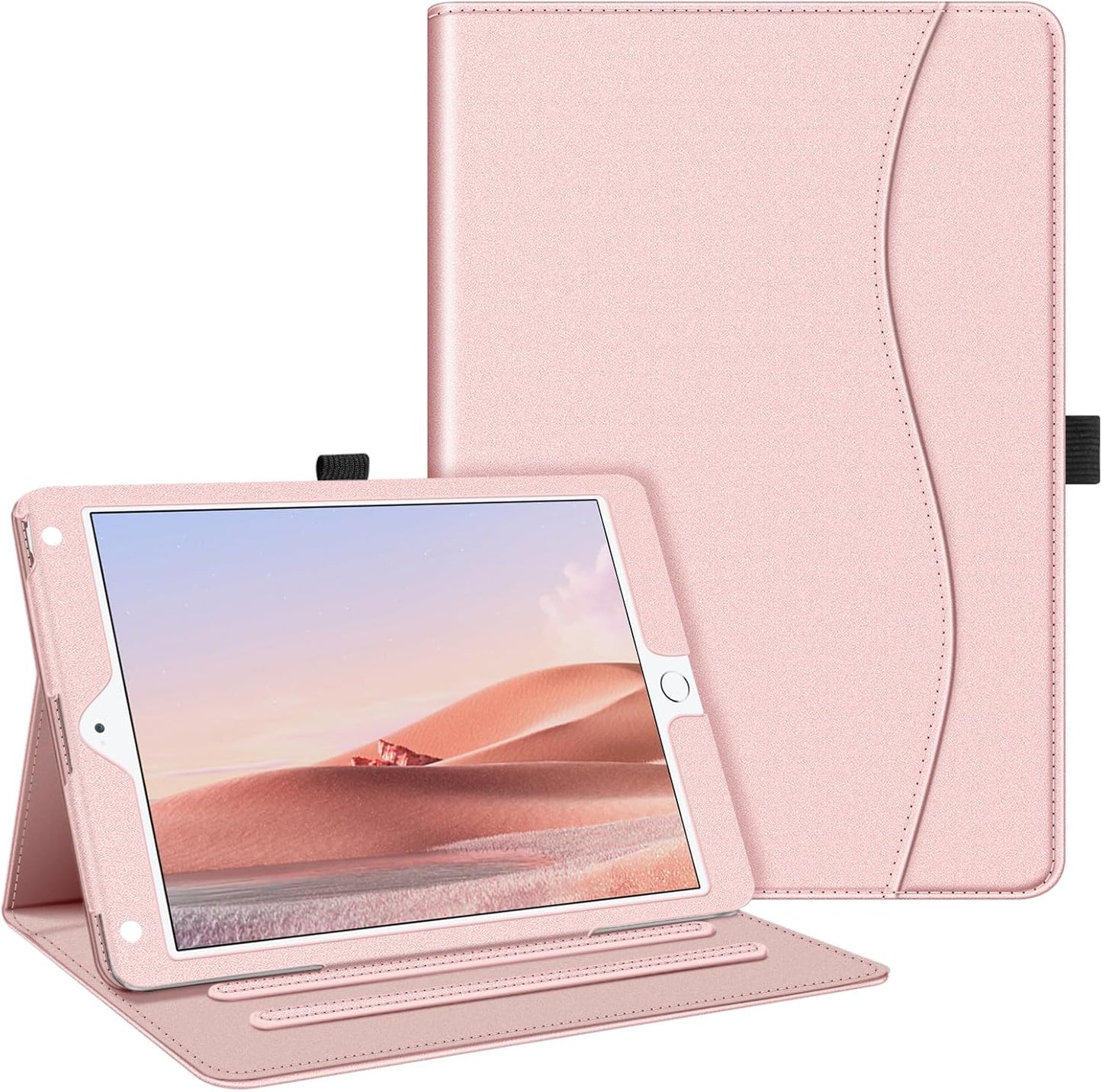Fintie Case for Ipad 6Th / 5Th Generation (2018 2017 Model, 9.7 Inch), Ipad Air 2 / Air 1 (9.7 Inch) - [Corner Protection] Multi-Angle Viewing Stand Cover with Pocket, US Flag