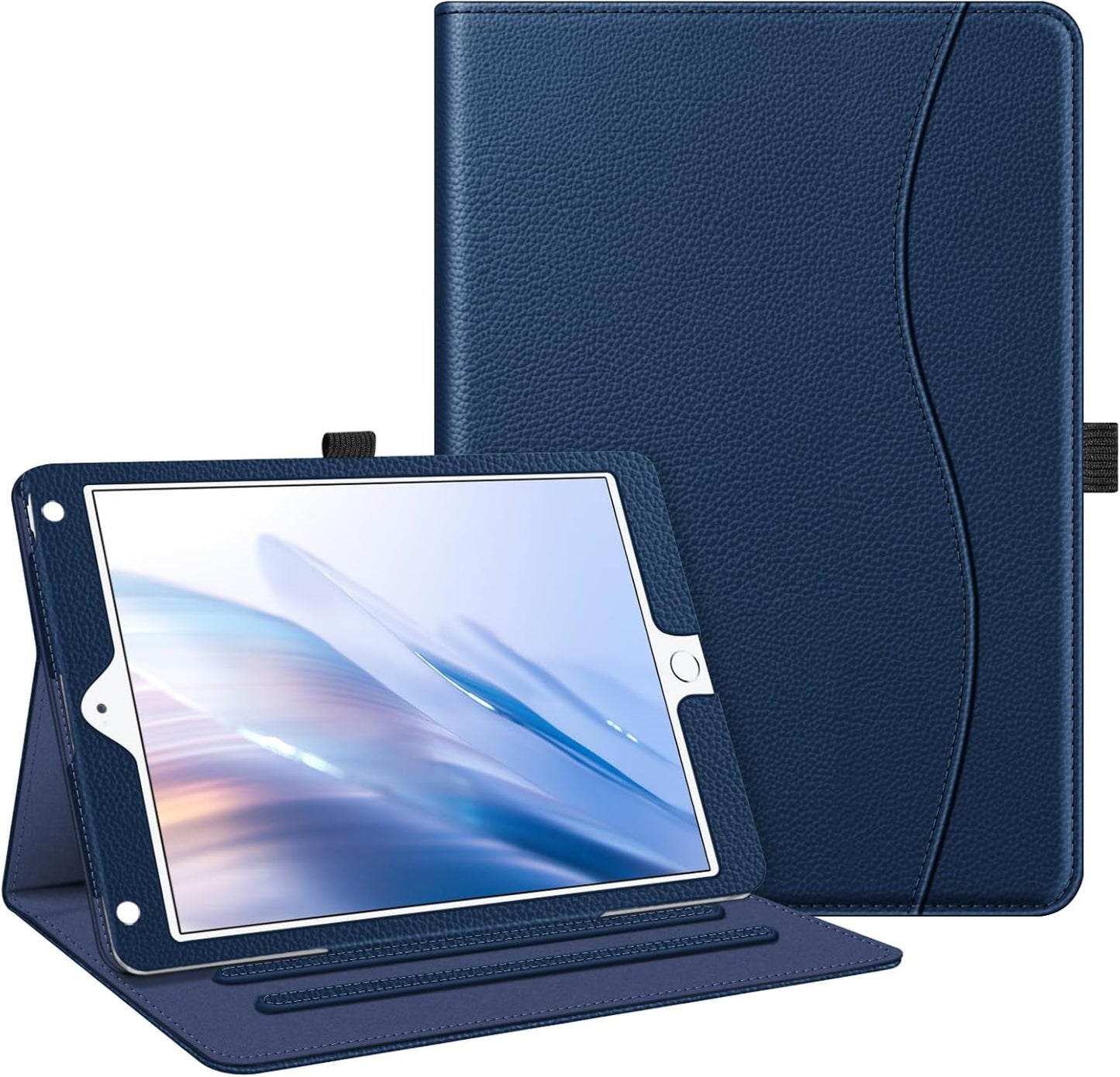 Fintie Case for Ipad 6Th / 5Th Generation (2018 2017 Model, 9.7 Inch), Ipad Air 2 / Air 1 (9.7 Inch) - [Corner Protection] Multi-Angle Viewing Stand Cover with Pocket, US Flag